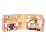 Wooden Fold & Go Dollhouse S6