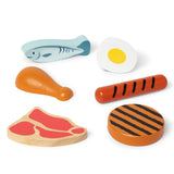 Wooden Food Groups Play Set – Protein K6