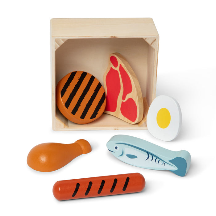 Wooden Food Groups Play Set – Protein R0