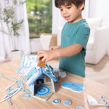 Wooden Gingerbread House Play Set – Winter Frost I8