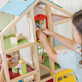 Wooden Hi-Rise Dollhouse M1