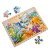 Wooden Jigsaw Puzzle - Under the Sea - 24 Pieces A9