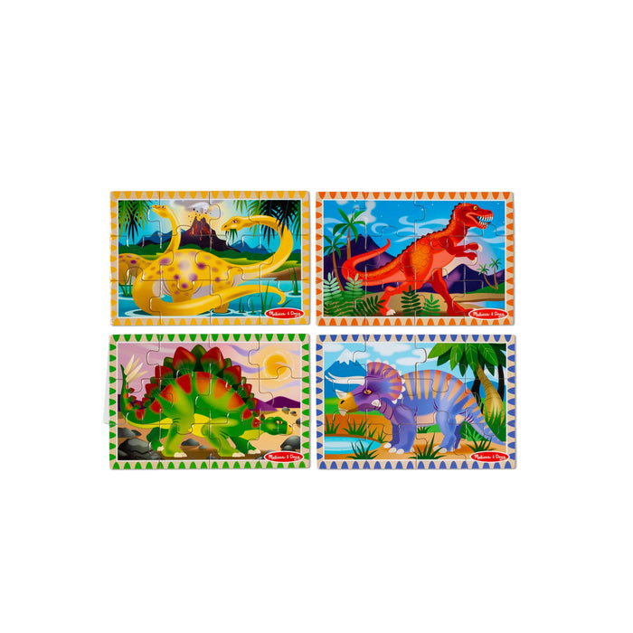 Wooden Jigsaw Puzzles in a Box - Dinosaurs J3