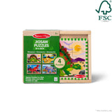 Wooden Jigsaw Puzzles in a Box - Dinosaurs J3