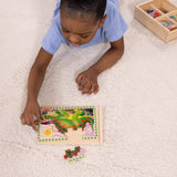 Wooden Jigsaw Puzzles in a Box - Dinosaurs J3