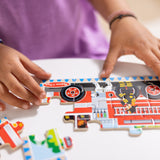 Wooden Jigsaw Puzzles in a Box - Vehicles Q0