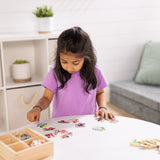 Wooden Jigsaw Puzzles in a Box - Vehicles Q0