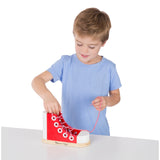 Wooden Lacing Shoe O2
