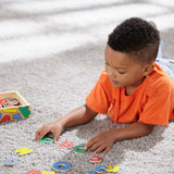 Wooden Letter Alphabet Magnets Q3