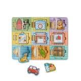 Wooden Magnetic Hide & Seek Board H6