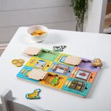 Wooden Magnetic Hide & Seek Board H6
