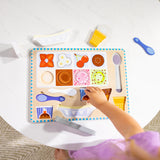 Wooden Magnetic Ice Cream Puzzle & Play Set - 16 Pieces X6
