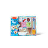 Wooden Magnetic Ice Cream Puzzle & Play Set - 16 Pieces X6