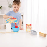 Wooden Make-a-Cake Mixer Set R4
