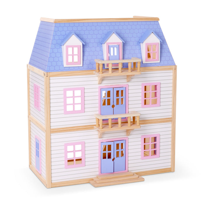 Wooden Multi-Level Dollhouse C4