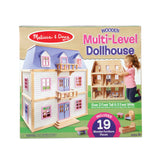 Wooden Multi-Level Dollhouse C4