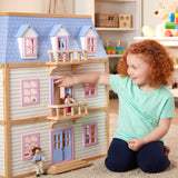 Wooden Multi-Level Dollhouse C4