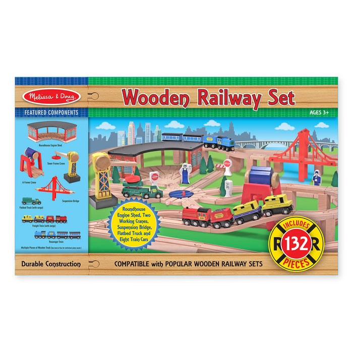 Wooden Railway Set J2