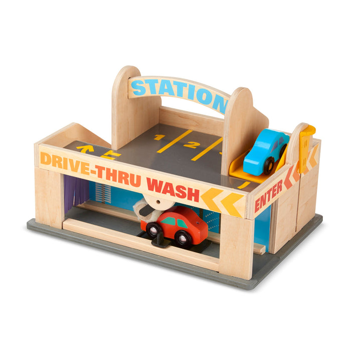 Wooden Service Station Parking Garage I5