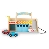 Wooden Service Station Parking Garage I5