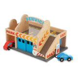 Wooden Service Station Parking Garage I5