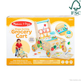 Wooden Shape Sorting Grocery Cart Q8