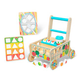 Wooden Shape Sorting Grocery Cart Q8