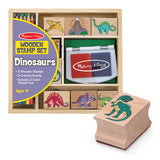 Wooden Stamp Set - Dinosaurs D9