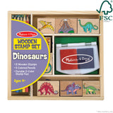Wooden Stamp Set - Dinosaurs D9