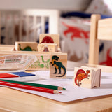 Wooden Stamp Set - Dinosaurs D9