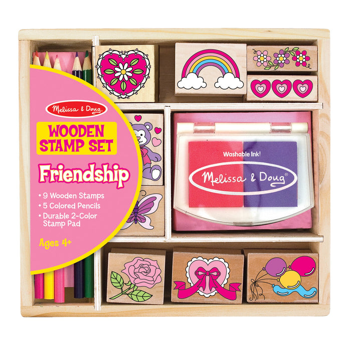 Wooden Stamp Set - Friendship R9