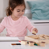 Wooden Stamp Set - Horses F7