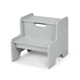Wooden Step Stool – Gray X4