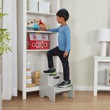 Wooden Step Stool – Gray X4