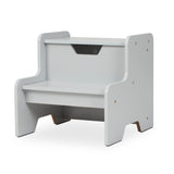 Wooden Step Stool – Gray X4