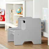 Wooden Step Stool – Gray X4