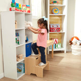 Wooden Step Stool - Natural J9