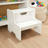 Wooden Step Stool - White Z5