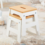 Wooden Stools – Set of 2 S6