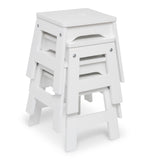 Wooden Stools – Set of 4 M7