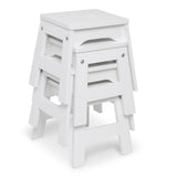 Wooden Stools – Set of 4 M7