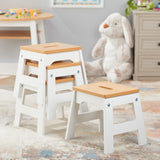 Wooden Stools – Set of 4 N2