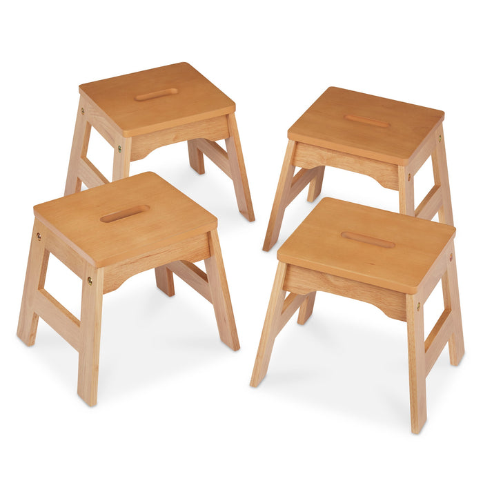 Wooden Stools – Set of 4 T9