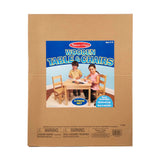 Wooden Table & Chairs - Natural Z9