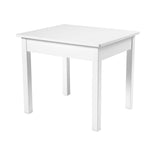 Wooden Table & Chairs - White H0