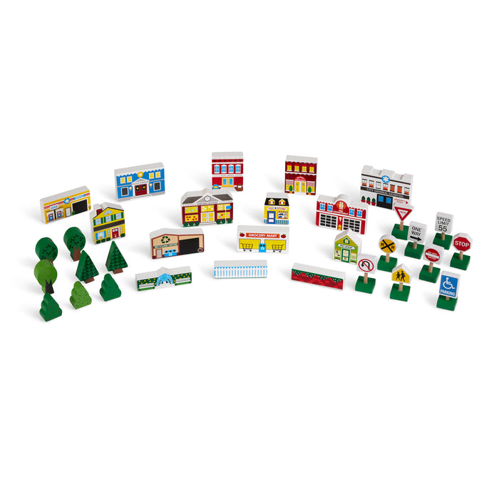 Wooden Town Play Set L1