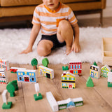 Wooden Town Play Set L1