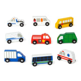 Wooden Town Vehicles Set G1