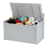Wooden Toy Chest (Gray) Z1