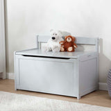 Wooden Toy Chest (Gray) Z1